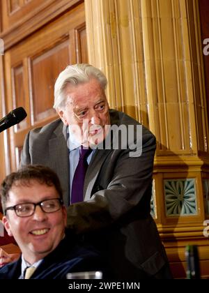 Michael Mansfield le déjeuner littéraire Oldie 05-03-24 Banque D'Images