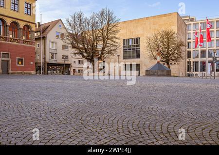 BADE-WUERTEMBERG : LA NOUVELLE SYNAGOGUE ULM Banque D'Images