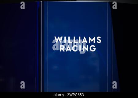 Djeddah, Arabie Saoudite. 7 mars 2024. Williams Racing. AHMAD ALSHEHAB/Alamy Live News. Banque D'Images