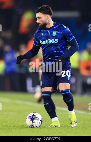 Leeds, Royaume-Uni. 05 mars 2024. Sead Haksabanovic de Stoke City lors du Leeds United FC vs Stoke City FC SKY BET EFL Championship match à Elland Road, Leeds, Angleterre, Royaume-Uni le 5 mars 2024 Credit : Every second Media/Alamy Live News Banque D'Images