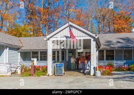 Historique Mabry Mill sur Blue Ridge Parkway en Virginie. Banque D'Images