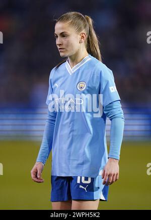 Jess Park de Manchester City lors de la demi-finale de la Continental Tyres League Cup féminine de la FA au joie Stadium de Manchester. Date de la photo : jeudi 7 mars 2024. Banque D'Images