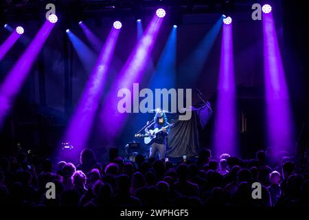 Milan, Italie. 07 mars 2024. L'auteur-compositeur-interprète et guitariste américain RANDY McSTINE se produit sur scène à Alcatraz en ouvrant le spectacle de The Pineapple Thief. Crédit : Rodolfo Sassano/Alamy Live News Banque D'Images