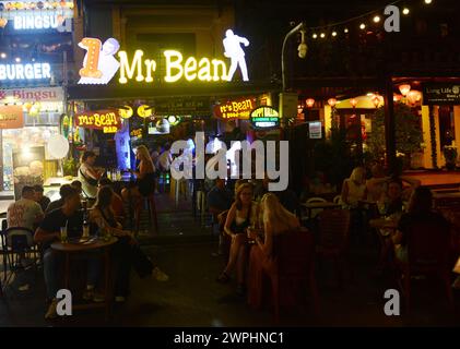 Bar Mr. Bean à Hoi an, Vietnam. Banque D'Images