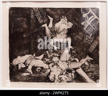 Francisco de Goya (1746-1828), ravages de la guerre (désastres de la guerre, planche 30), hacia 1810-1814 Banque D'Images