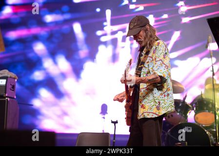 02 septembre 2022 : Dave Brock - Hawkwind joue un concert au festival 2 Days Prog + 1 en Italie Banque D'Images