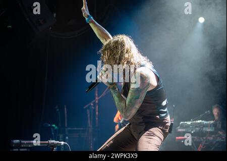 28 octobre 2023 : Jay Buchanan - Rival sons joue un concert à Milan, en Italie Banque D'Images