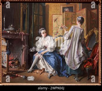 François Boucher, París, 1703-1770, la toilette, 1742 Banque D'Images
