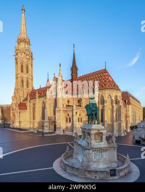 L'église Matthias de Budapest Banque D'Images