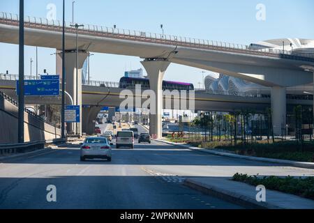 King Fahd Road - les monuments les plus importants de Riyad Banque D'Images