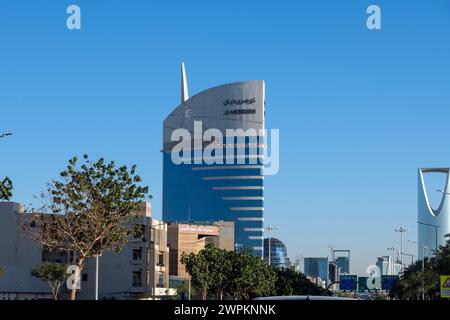 King Abdullah Fahd Road - les monuments les plus importants de Riyad Banque D'Images