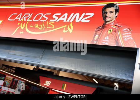 Djeddah, Arabie Saoudite. 08 mars 2024. Oliver Bearman (GBR) pilote de réserve - en remplacement de l'Unwell Carlos Sainz Jr (ESP) Ferrari. 08.03.2024. Championnat du monde de formule 1, Rd 2, Grand Prix d'Arabie saoudite, Djeddah, Arabie saoudite, Journée des qualifications. Le crédit photo devrait se lire : XPB/Alamy Live News. Banque D'Images