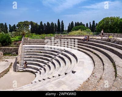 Odéon romain, zone archéologique occidentale, ville de Kos, île de Kos, Dodécanèse, îles grecques, Grèce, Europe Copyright : KarolxKozlowski 1245-3121 Banque D'Images