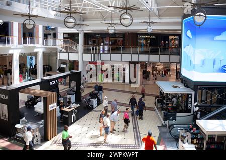 V&A Waterfront Shopping Centre à cape Town, Afrique du Sud Banque D'Images