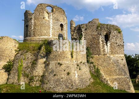 Château de Conches-en-Ouche du XIe siècle Château de Conches-en-Ouche donjon à Conches-en-Ouche, Eure, Normandie, France, Europe Copyright : Godong 809 Banque D'Images