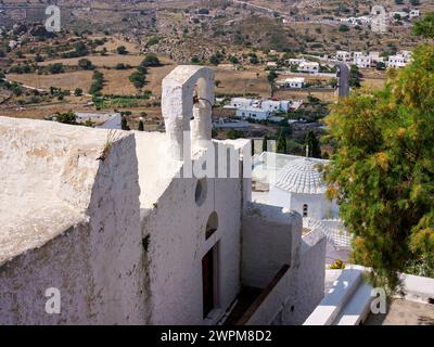 Église à Patmos Chora, Île de Patmos, Dodécanèse, Îles grecques, Grèce, Europe Copyright : KarolxKozlowski 1245-3194 Banque D'Images