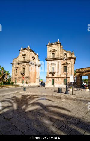 Porta Felice à Palerme Sicile Italie Banque D'Images