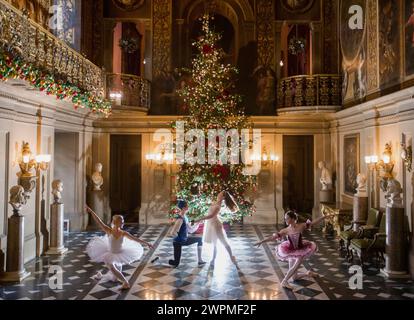 04/11/16 Commission Mcc0073519 assigné G/d : Alice Rathbone (23), Benjamin Jones (15), Daisy Edwards (19) et Daisy Kerry (17). Les ballerines posent pour p Banque D'Images