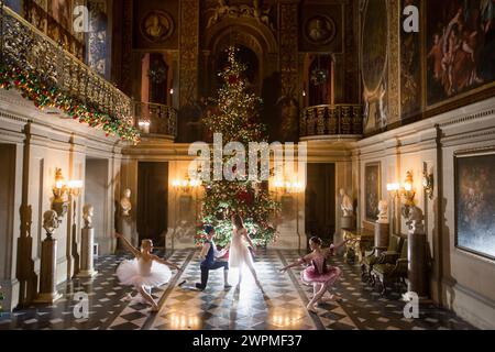 04/11/16 Commission Mcc0073519 assigné G/d : Alice Rathbone (23), Benjamin Jones (15), Daisy Edwards (19) et Daisy Kerry (17). Les ballerines posent pour p Banque D'Images