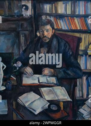 Portrait de Gustave Geffroy est un tableau réalisé vers 1895 par l'artiste post-impressionniste français Paul Cézanne. Il dépeint Gustave Geffroy, un romancier et critique d'art français connu comme l'un des premiers historiens de l'impressionnisme[1]. Banque D'Images