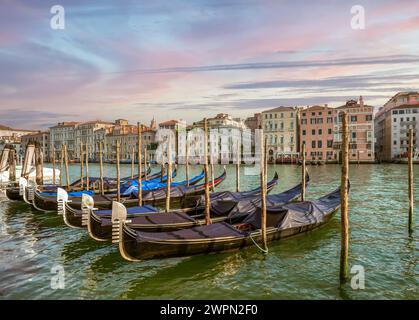 Soirée calme en été chaud Venise, Italie Banque D'Images