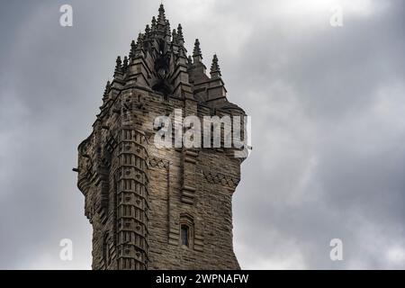 Royaume-Uni, Écosse, côte est, Stirling, Wallace Monument Banque D'Images