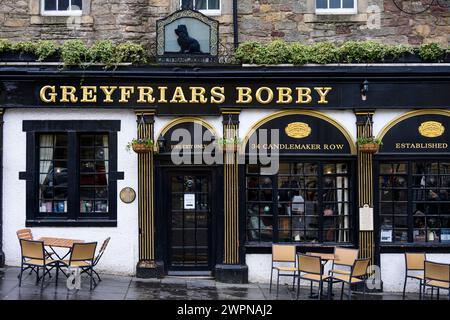 Royaume-Uni, Écosse, Édimbourg, architecture, Pub, Greyfriars Bobby Banque D'Images