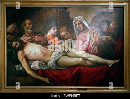 Italie Emilie Romagne Bologne - Galerie nationale d'art - pleuré par le Christ mort par Giovanni Battista Franco en 1554-1555 Banque D'Images