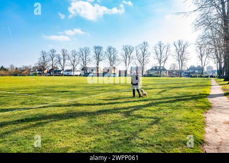 Victoria Recreation Ground, un parc et un espace vert à Tilehurst, Reading, Royaume-Uni Banque D'Images