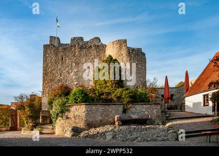 Hayingen - Münzdorf, Château de Derneck, maison de randonnée de l'Association souabe Alb dans la vallée de la Grande Lauter sur l'Alb souabe Banque D'Images