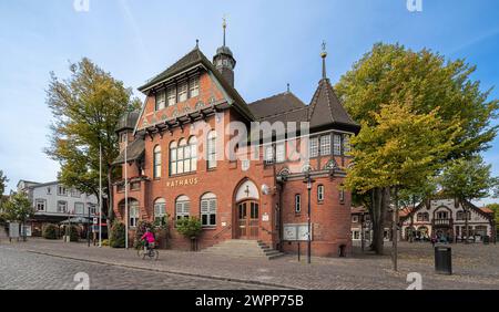 Mairie de Burg sur l'île de Fehmarn, Schleswig-Holstein, Allemagne Banque D'Images