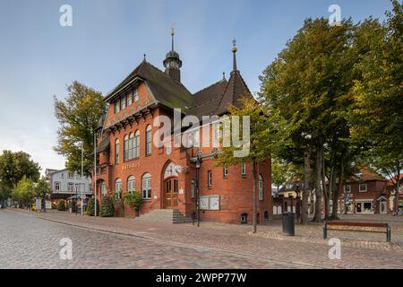 Mairie de Burg sur l'île de Fehmarn, Schleswig-Holstein, Allemagne Banque D'Images