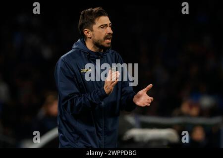 Naples, Campanie, Italie. 8 mars 2024. Matteo Paro pendant le match de Serie A SSC Napoli - Torino FC Stadio Maradona le 8 mars 2024 à Naples, Italie. (Crédit image : © Ciro de Luca/ZUMA Press Wire) USAGE ÉDITORIAL SEULEMENT! Non destiné à UN USAGE commercial ! Banque D'Images