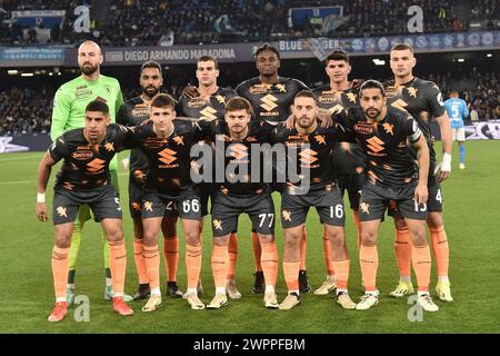 Naples, Italie. 08 mars 2024. La formation de Turin pendant le match de Serie A entre SSC Napoli et Torino FC au Diego Armando Maradona Stadium crédit : Independent photo Agency/Alamy Live News Banque D'Images