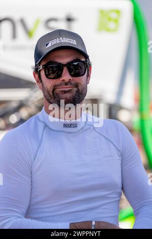 Prog Petersburg, Floride, États-Unis. 8 mars 2024. JACK HARVEY (18 ans) de Bassingham, Angleterre, pilote de la série INDYCAR, se prépare à s'entraîner pour le Firestone Grand Prix de la réussite Petersburg à. Pétersbourg cours temporaire en préparant Petersburg FL. (Crédit image : © Walter G Arce Sr Grindstone Medi/ASP) USAGE ÉDITORIAL SEULEMENT! Non destiné à UN USAGE commercial ! Crédit : ZUMA Press, Inc/Alamy Live News Banque D'Images