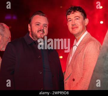 Austin, États-Unis . 08 mars 2024. John Bradley et Alex Sharp assistent à la promotion SXSW de 3 Body Problem le 8 mars 2024 à Austin, Texas. (Photo de Stephanie Tacy/Sipa USA) crédit : Sipa USA/Alamy Live News Banque D'Images