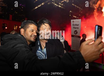 Austin, États-Unis . 08 mars 2024. Benedict Wong assiste à la promotion SXSW de 3 Body Problem le 8 mars 2024 à Austin, Texas. (Photo de Stephanie Tacy/Sipa USA) crédit : Sipa USA/Alamy Live News Banque D'Images