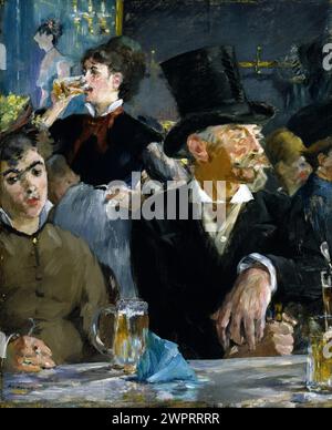 Le Café-concert, 1878. Scène située au Cabaret de Reichshoffen sur le boulevard Rochechouar Édouard Manet Banque D'Images