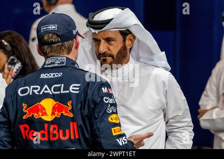 Djeddah, Arabie Saoudite, 09 mars 2024, Mohammed bin Sulayem, Président de la FIA, participant aux qualifications, deuxième manche du championnat de formule 1 2024. Crédit : Michael Potts/Alamy Live News Banque D'Images