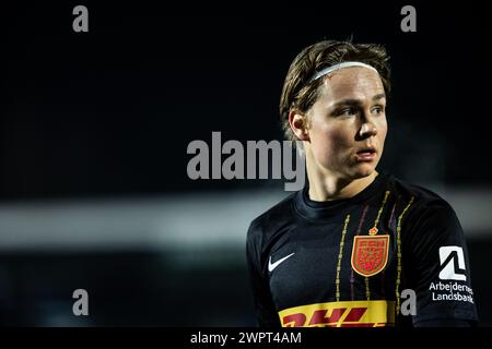 Hvidovre, Danemark. 08 mars 2024. Andreas Schjelderup (8 ans) du FC Nordsjaelland vu lors du match de 3F Superliga entre Hvidovre IF et FC Nordsjaelland à la Pro ventilation Arena de Hvidovre. (Crédit photo : Gonzales photo/Alamy Live News Banque D'Images