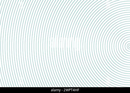 Lignes diagonales circulaires concentriques, lignes obliques, à rayures monochromes. Illustration de Vecteur