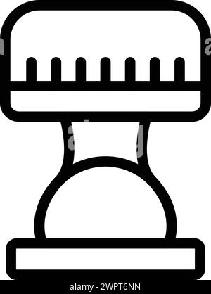 Vecteur de contour d'icône de luminaire nocturne. Veilleuse de chevet. Dispositif d'éclairage nocturne Illustration de Vecteur