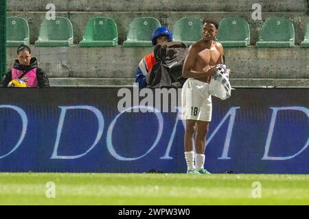 Portimao, Portugal. 08 mars 2024. PORTIMAO, PORTUGAL - 8 MARS : Goncalo Faria Costa de Portimonense lors du match de Liga 1 entre Portimonense et FC Porto à l'Estadio Municipal de Portimao le 8 mars 2024 à Portimao, Portugal. (Photo de Henk Seppen/Orange Pictures) crédit : Orange pics BV/Alamy Live News Banque D'Images