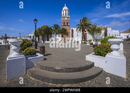 Lanzarote, Espagne : commune espagnole de Teguise située dans la partie centrale de l'île de Lanzarote Banque D'Images