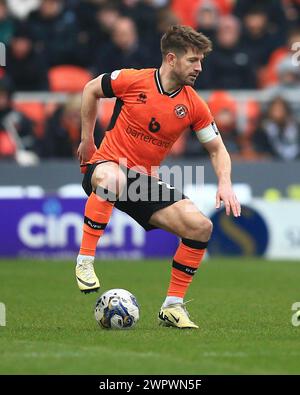 9 mars 2024 ; Tannadice Park, Dundee, Écosse : Scottish Championship Football, Dundee United contre Arbroath ; Ross Docherty de Dundee United Banque D'Images