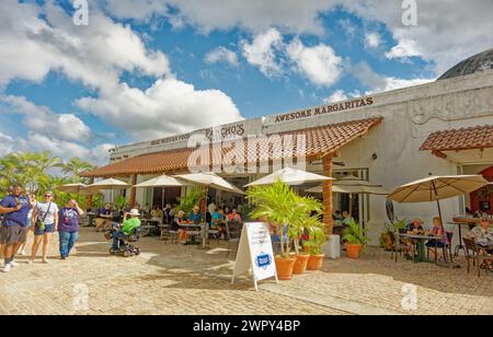 COZUMEL, MEXIQUE - 25 janvier 2024 : Cozumel est une île de la mer des Caraïbes au large de la côte est de la péninsule de Yucat n au Mexique, en face de Playa del Banque D'Images