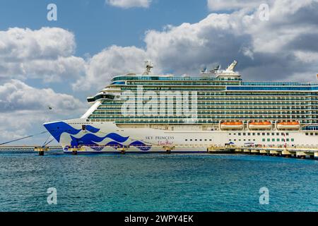 COZUMEL, MEXIQUE - 25 janvier 2024 : Cozumel est une île de la mer des Caraïbes au large de la côte est de la péninsule de Yucat n au Mexique, en face de Playa del Banque D'Images