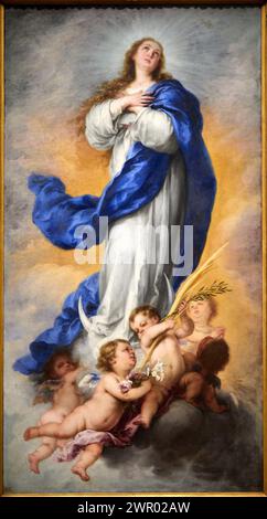 'L'Immaculée conception d'Aranjuez', 1675, Murillo, Bartolomé Esteban, Musée du Prado, Madrid, Espagne, Europe Banque D'Images