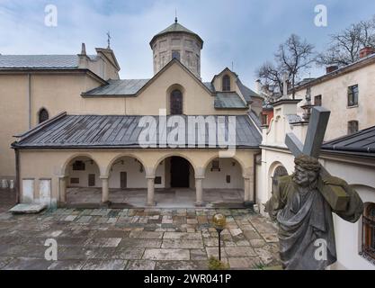 Cathédrale arménienne de Lviv, cour, Ukraine Banque D'Images