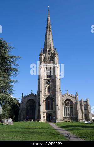 Église Sainte-Marie Saffron Walden Essex Banque D'Images